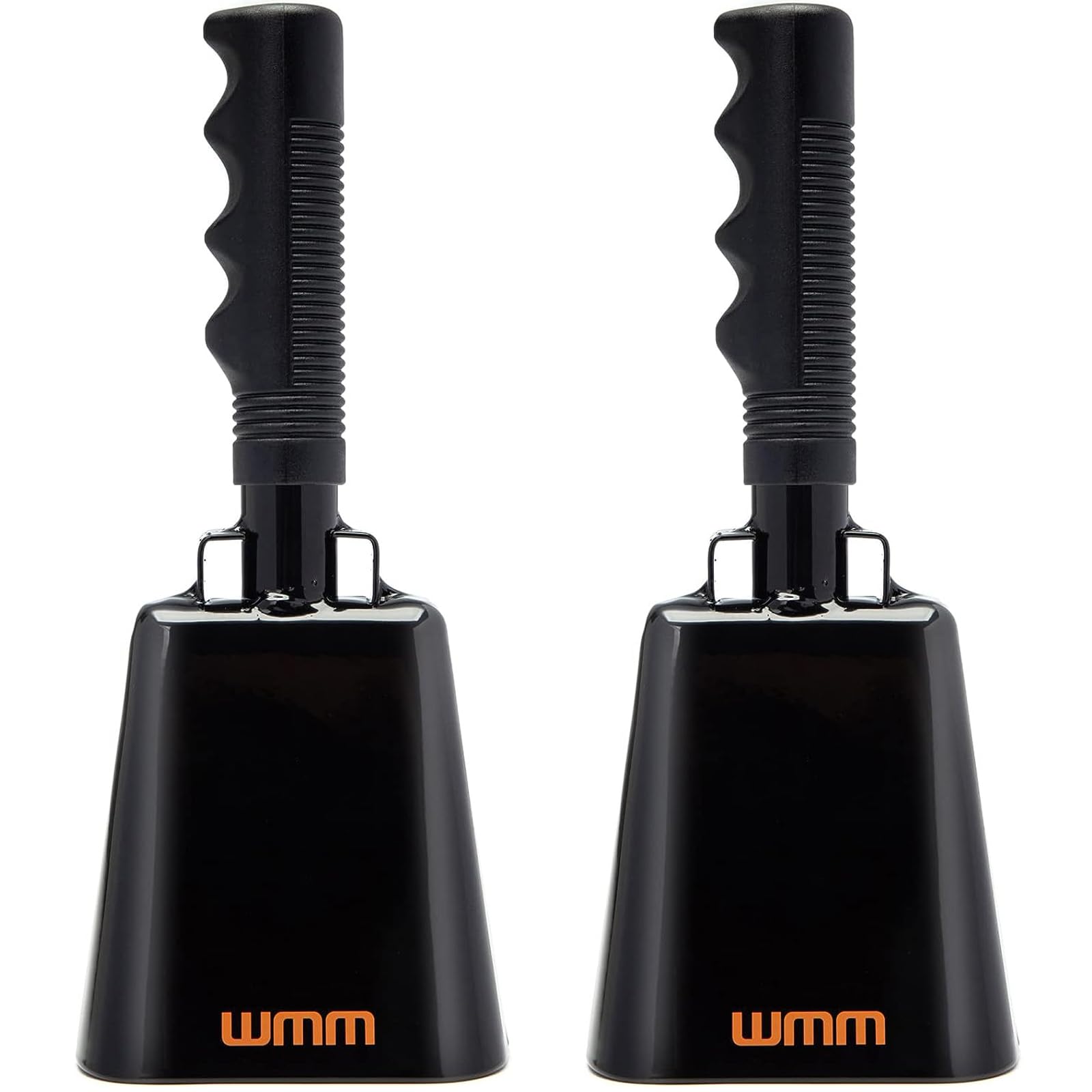 10 Inch Cow Bells Noise Makers Cowbells for Sporting Event Cheering Bell for Football Games Large Steel Cowbell with Handle Soli