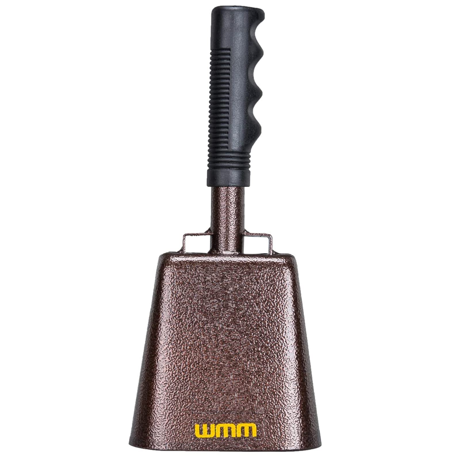 10 Inch Steel Cowbell with Handle Cheering Bell for Sports Events Large Solid School Bells & Chimes Percussion Musical Instrumen